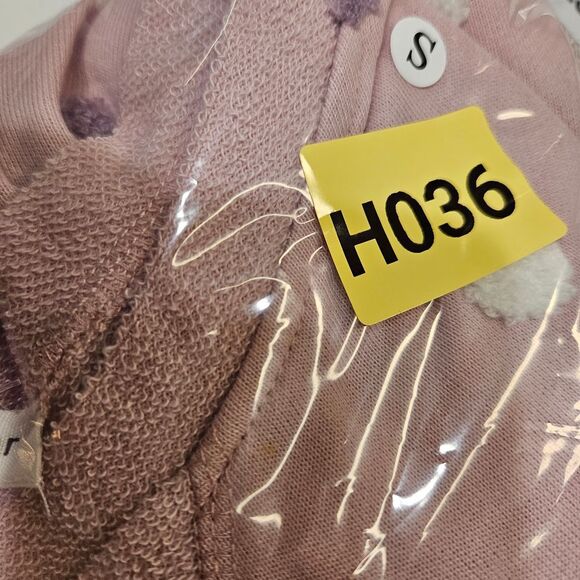 Blu Pepper Pink Polka Dot Textured Long Sleeve Casual Sweater‎ Size S - Picture 8 of 8